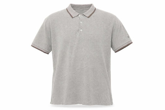Front view of Cotton Traders Men's Hazelnut Brown XL Cotton Polo Shirt