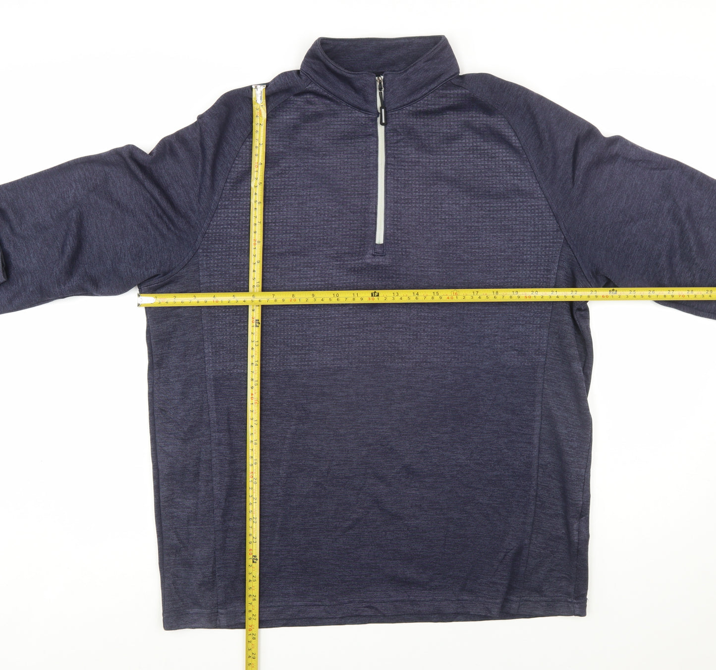 Pebble Beach Men’s Blue 1/4 Zip Performance Sweatshirt Size L