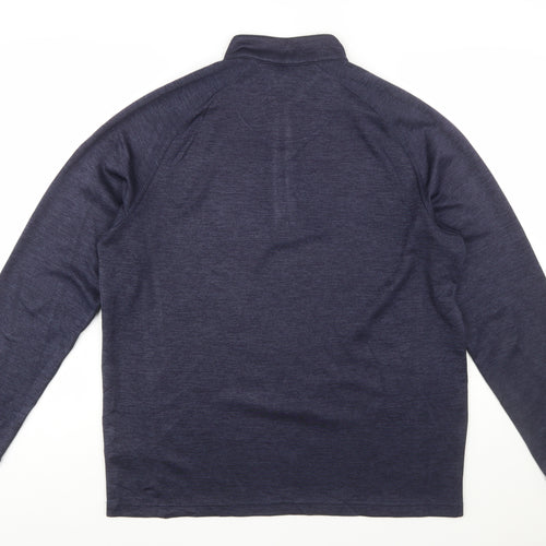 Pebble Beach Men’s Blue 1/4 Zip Performance Sweatshirt Size L