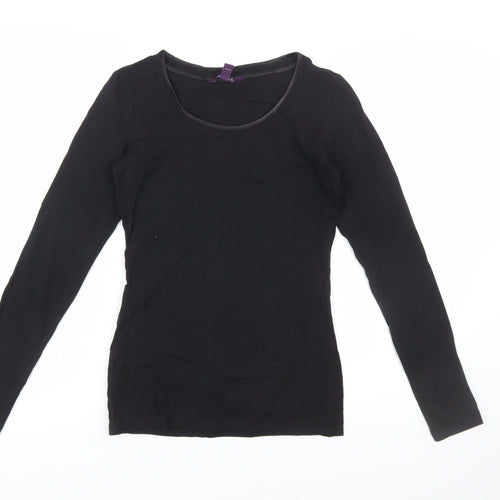 Long Tall Sally Women's Black XS Tall Long Sleeve Basic T-Shirt