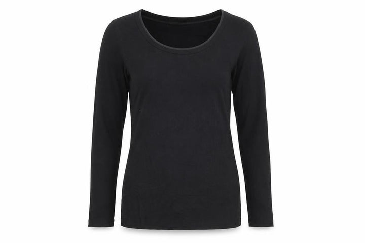 Long Tall Sally Women's Black XS Tall Long Sleeve Basic T-Shirt