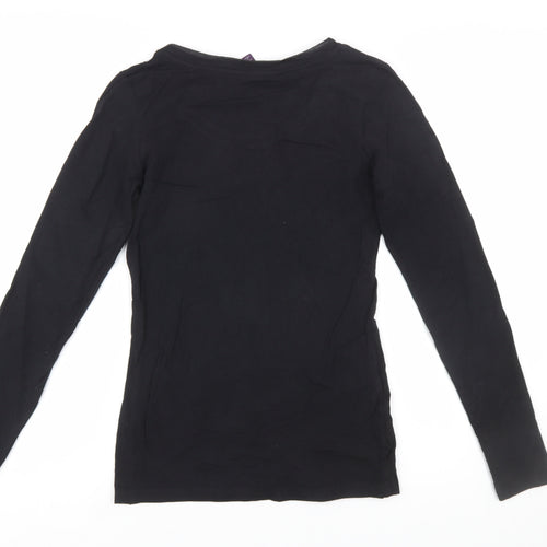Long Tall Sally Women's Black XS Tall Long Sleeve Basic T-Shirt
