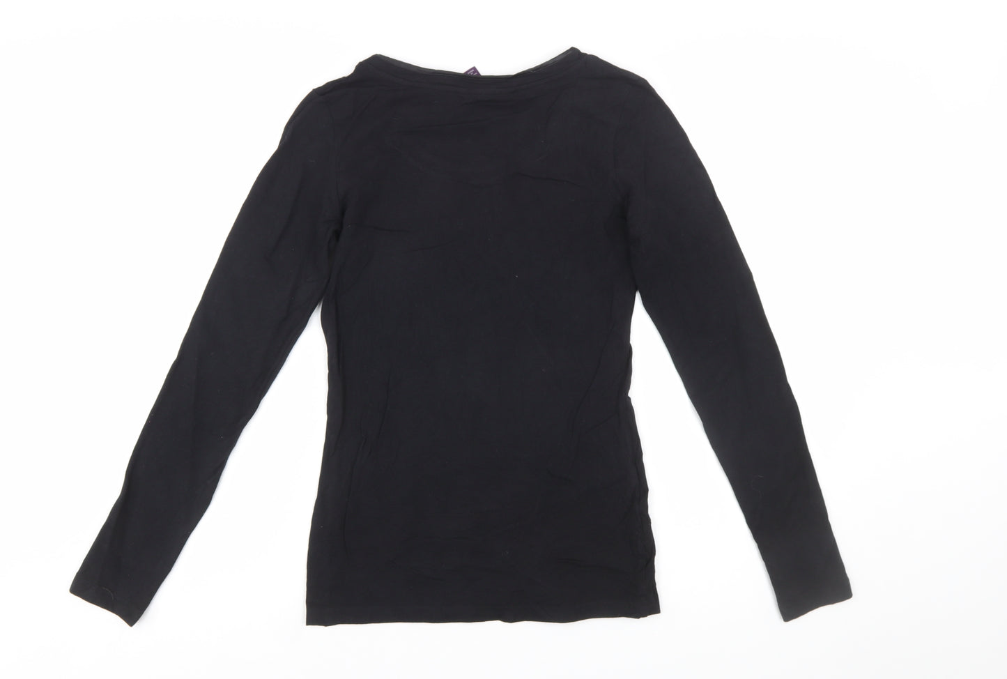Long Tall Sally Women's Black XS Tall Long Sleeve Basic T-Shirt