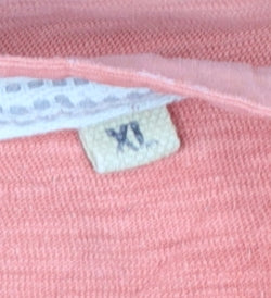 Mantaray Men's Pink XL Vintage Wash Henley Short Sleeve T-Shirt