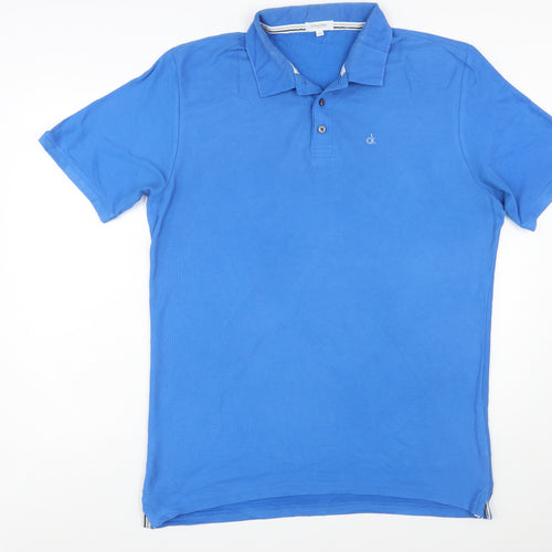 Calvin Klein Men’s Blue Golf Polo Shirt Size L Regular Fit