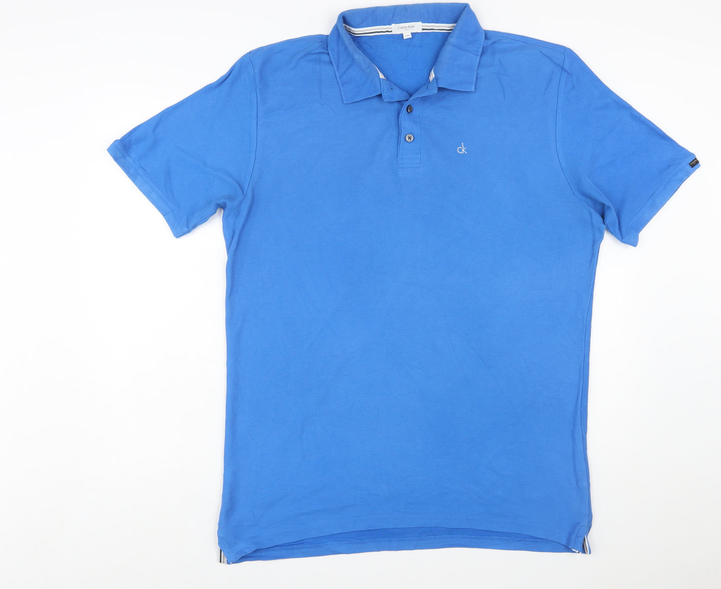 Calvin Klein Men’s Blue Golf Polo Shirt Size L Regular Fit