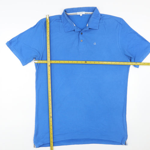 Calvin Klein Men’s Blue Golf Polo Shirt Size L Regular Fit
