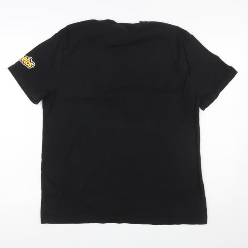 Cheetos Men's Black XL Graphic Short Sleeve T-Shirt Funny 'Cheesy' Slogan