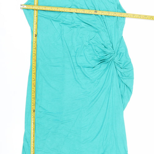 Marks and Spencer Women’s Green Sleeveless Sheath Dress Size 12