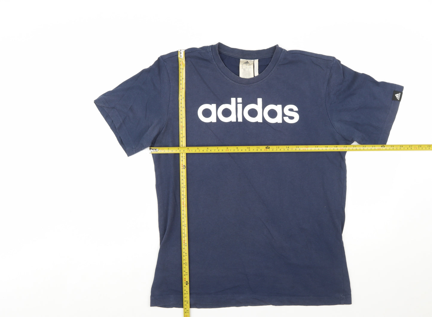Adidas Men’s Blue Climalite Logo Crew Neck T-Shirt Size M