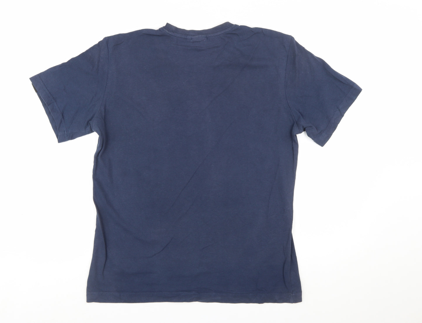 Adidas Men’s Blue Climalite Logo Crew Neck T-Shirt Size M