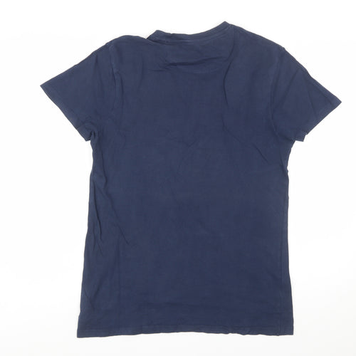 Penn Sport Men's Blue Graphic Crew Neck T-Shirt Size M