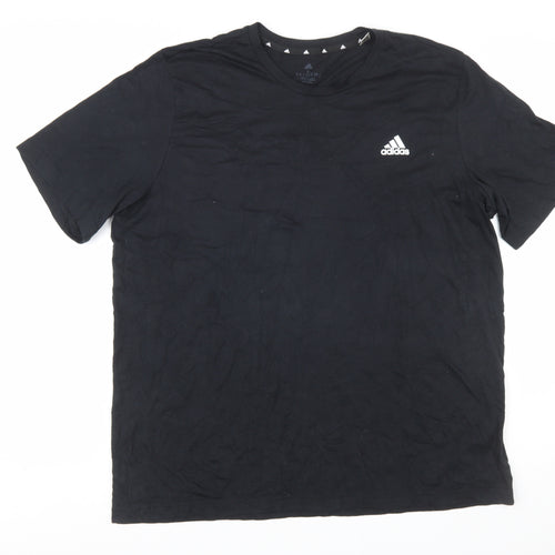 Adidas Men's Black XL Crew Neck Short Sleeve Aeroready T-Shirt