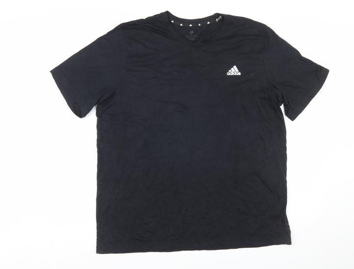 Adidas Men's Black XL Crew Neck Short Sleeve Aeroready T-Shirt