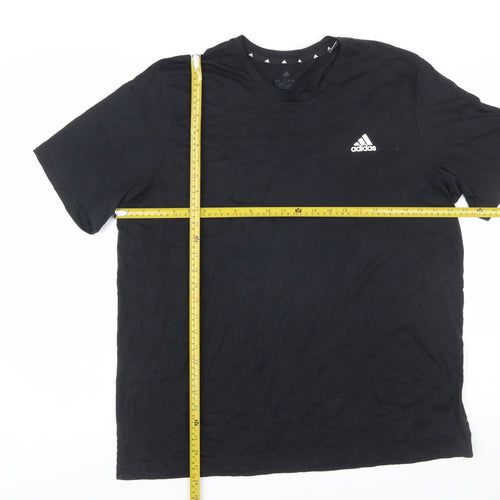 Adidas Men's Black XL Crew Neck Short Sleeve Aeroready T-Shirt
