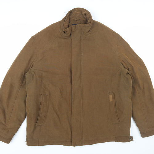 Bosideng Men's Brown XL Polyester Lined Full Zip Casual Jacket