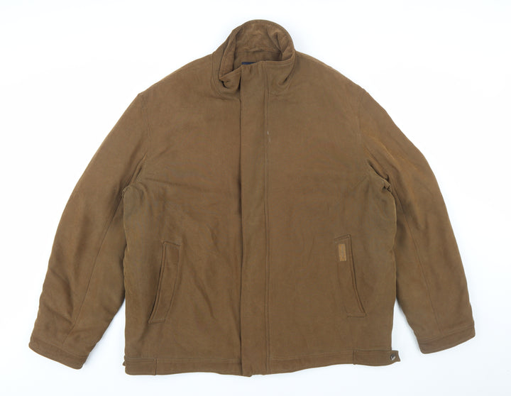 Bosideng Men's Brown XL Polyester Lined Full Zip Casual Jacket