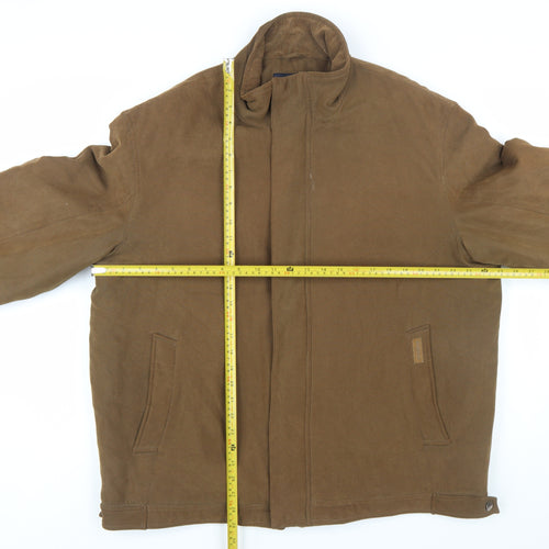Bosideng Men's Brown XL Polyester Lined Full Zip Casual Jacket