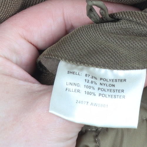 Bosideng Men's Brown XL Polyester Lined Full Zip Casual Jacket