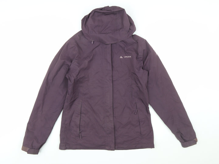 Vaude Women's Purple Waterproof Hooded Outdoor Jacket XS