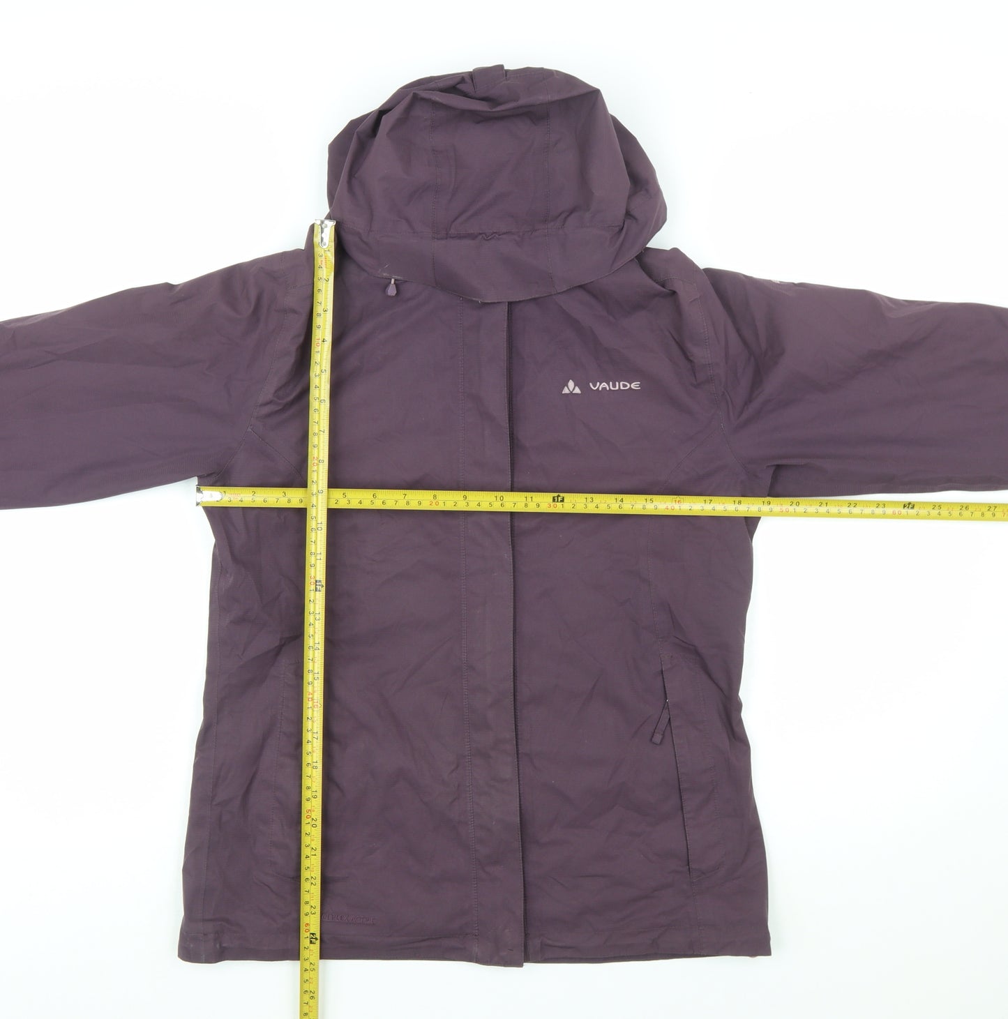 Vaude Women's Purple Waterproof Hooded Outdoor Jacket XS