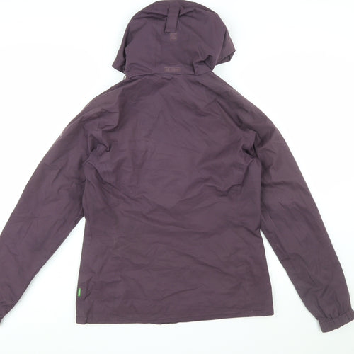 Vaude Women's Purple Waterproof Hooded Outdoor Jacket XS