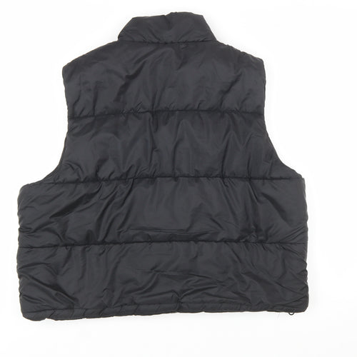 DAILYSZN Women’s Black Puffer Waistcoat M Quilted Lightweight Vest