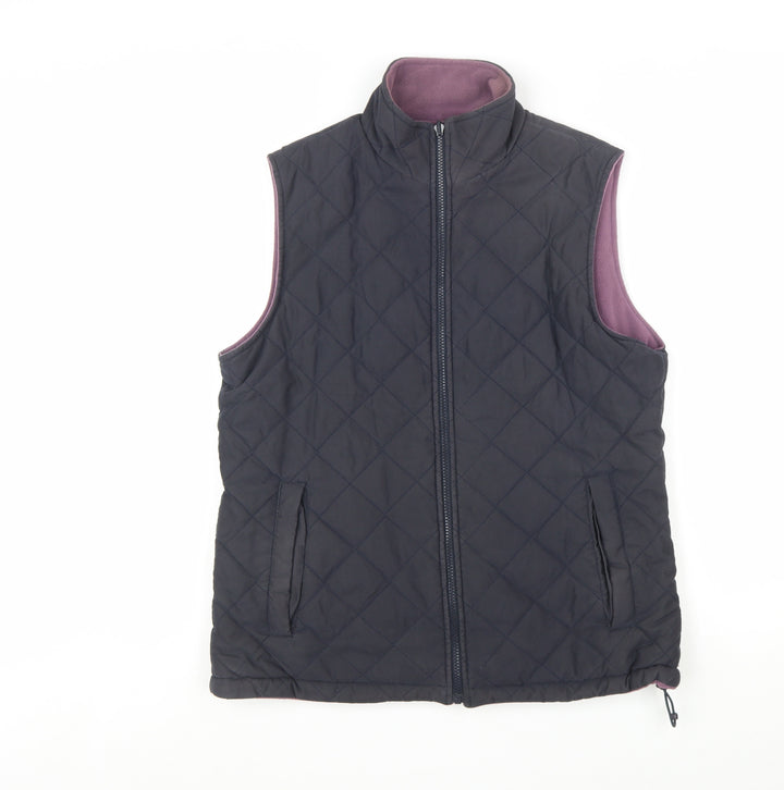 Peter Storm Womens Black Quilted Bodywarmer Gilet Size 14