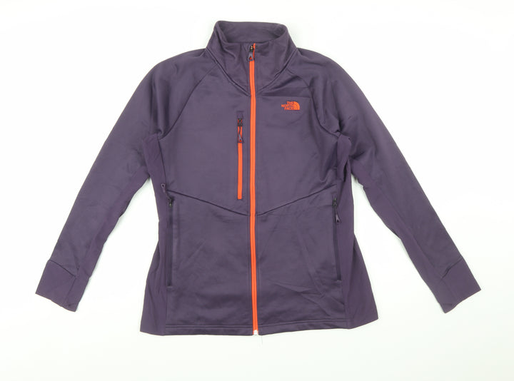The North Face Womens Purple Full Zip Softshell Jacket Size L
