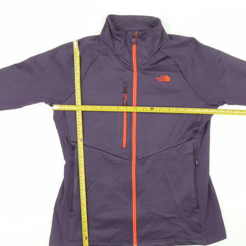 The North Face Womens Purple Full Zip Softshell Jacket Size L