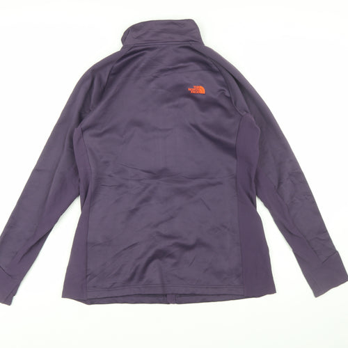 The North Face Womens Purple Full Zip Softshell Jacket Size L
