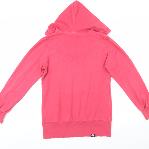 Nike Air Women's Pink Pullover Hoodie Size M Cotton Blend