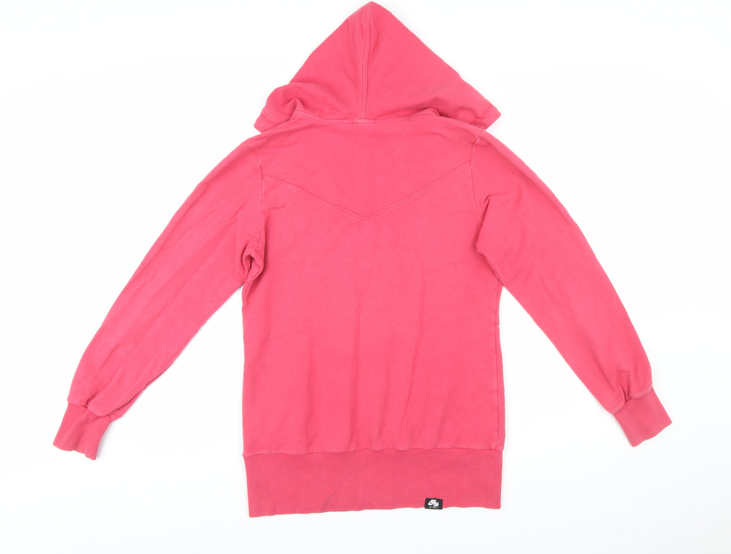 Nike Air Women's Pink Pullover Hoodie Size M Cotton Blend