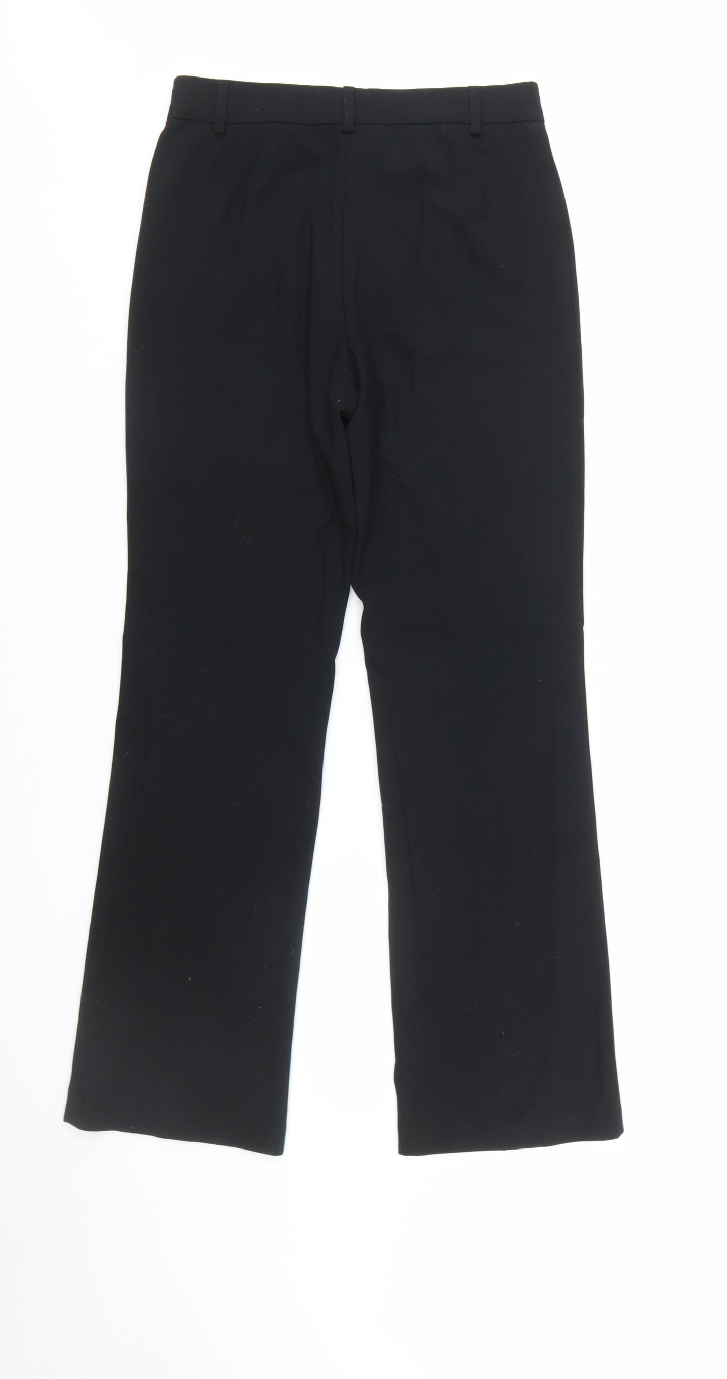 Marks and Spencer Womens Black Size 8 Straight Leg Dress Pants