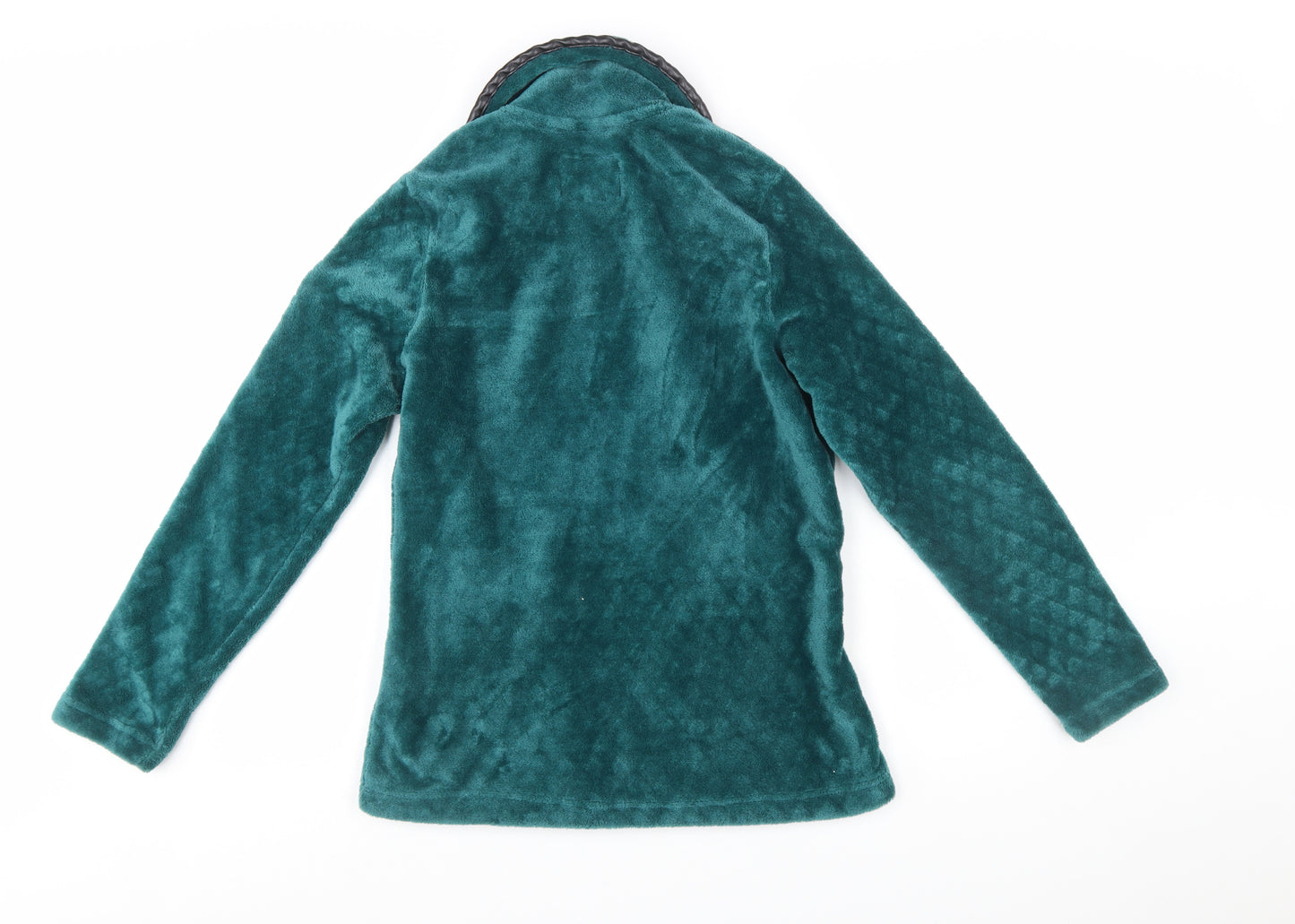 Regatta Women's Green Fleece Zip Jacket Size 12 Outdoor Style