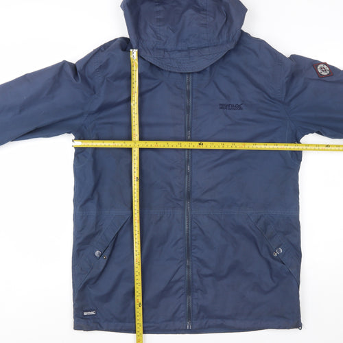 Regatta Men's Blue Waterproof Hooded Jacket M Hiking Outdoor
