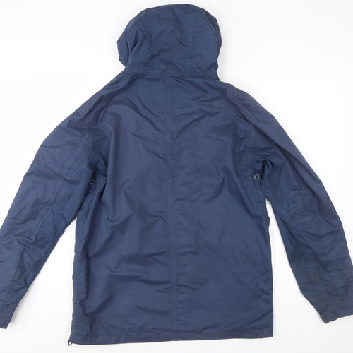 Regatta Men's Blue Waterproof Hooded Jacket M Hiking Outdoor