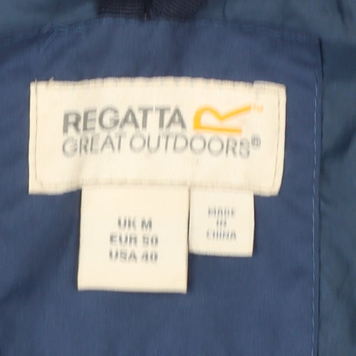 Regatta Men's Blue Waterproof Hooded Jacket M Hiking Outdoor
