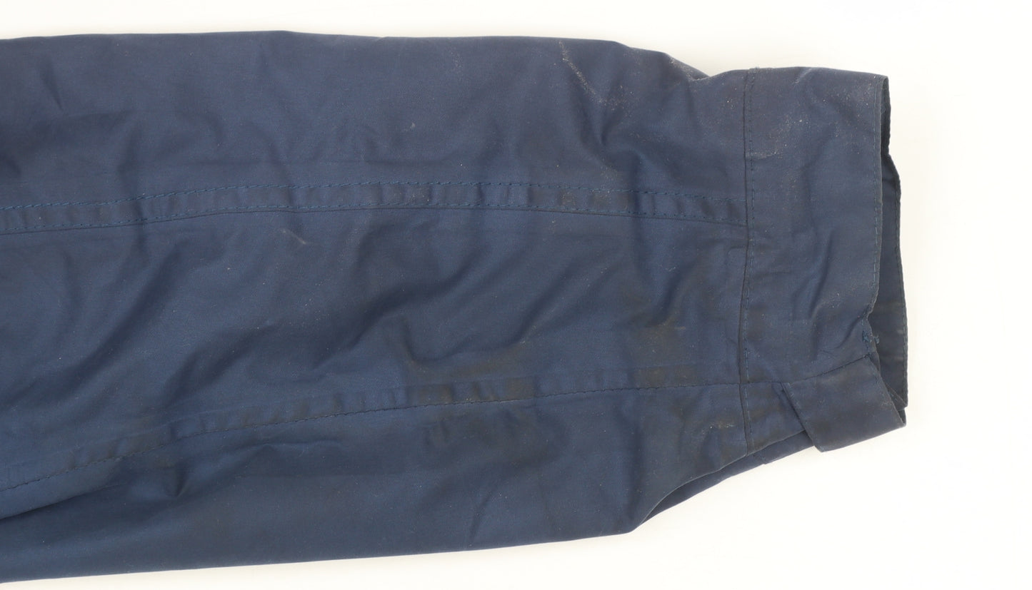 Regatta Men's Blue Waterproof Hooded Jacket M Hiking Outdoor