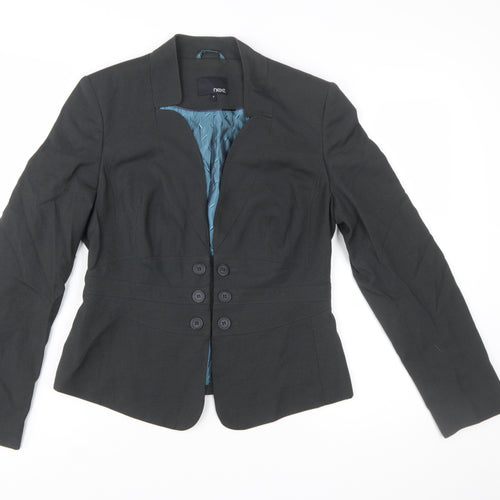 Next Women’s Black Size 12 Tailored Blazer Jacket Single-Breasted