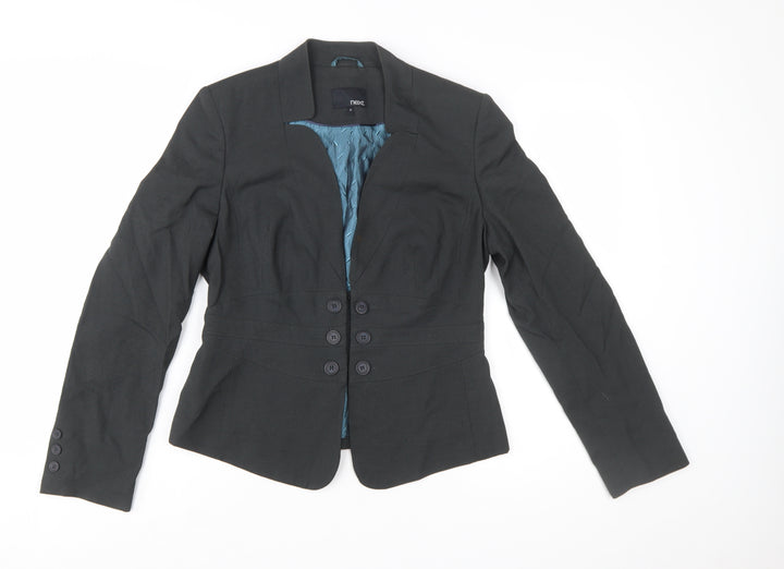 Next Women’s Black Size 12 Tailored Blazer Jacket Single-Breasted