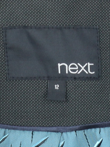 Next Women’s Black Size 12 Tailored Blazer Jacket Single-Breasted