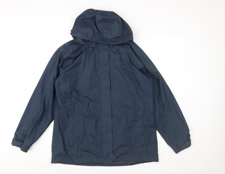 Hi Gear Women's Navy Waterproof Hooded Jacket Size 14