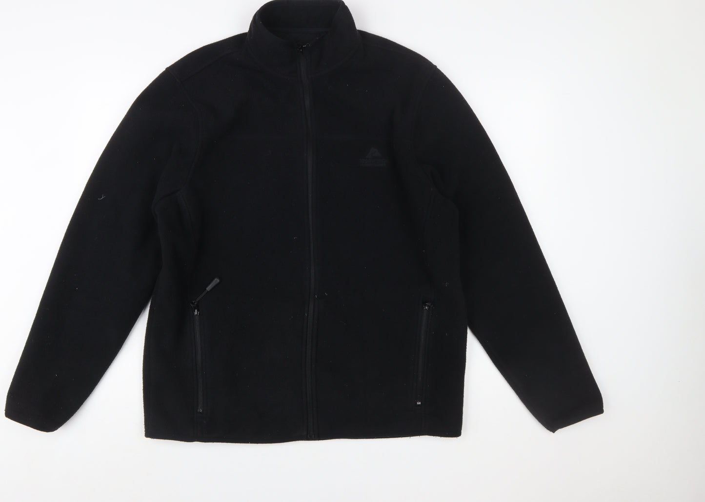 Ozark Trail Men's Black Fleece Full Zip Jacket Size L Outdoor Casual