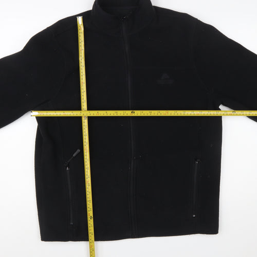 Ozark Trail Men's Black Fleece Full Zip Jacket Size L Outdoor Casual