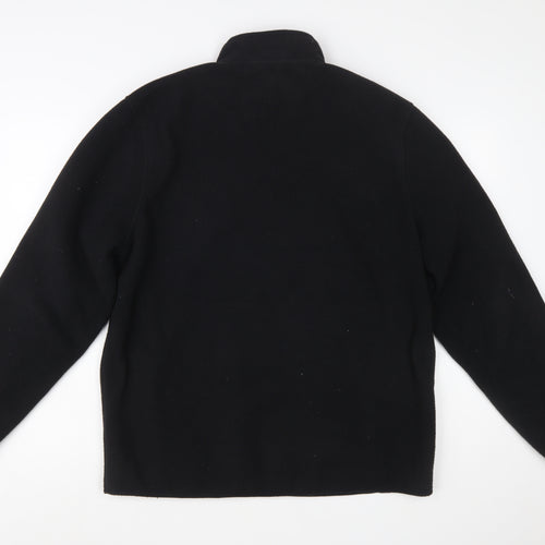 Ozark Trail Men's Black Fleece Full Zip Jacket Size L Outdoor Casual