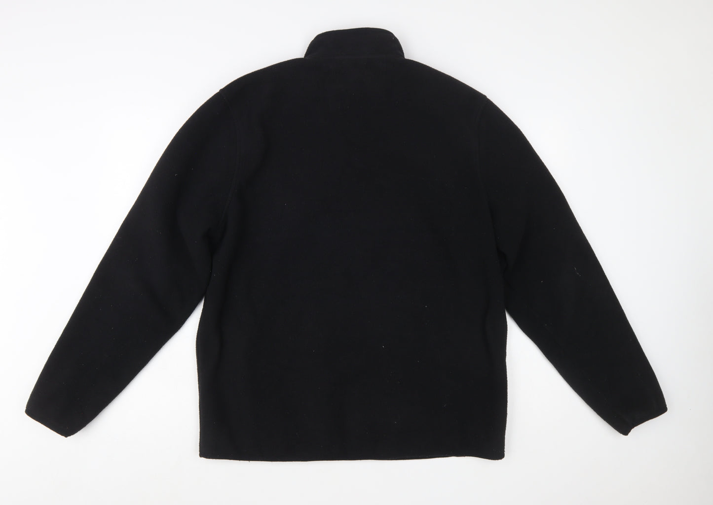 Ozark Trail Men's Black Fleece Full Zip Jacket Size L Outdoor Casual