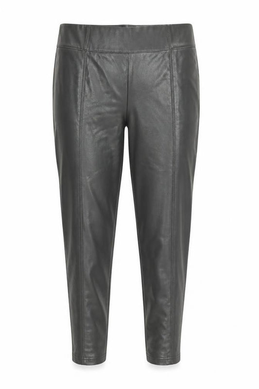 Marks and Spencer Women Black Size 14 Faux Leather Leggings