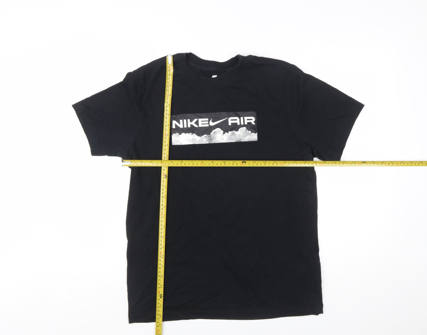 Nike Air Men's Black Graphic Sports T-Shirt Size M Regular Fit