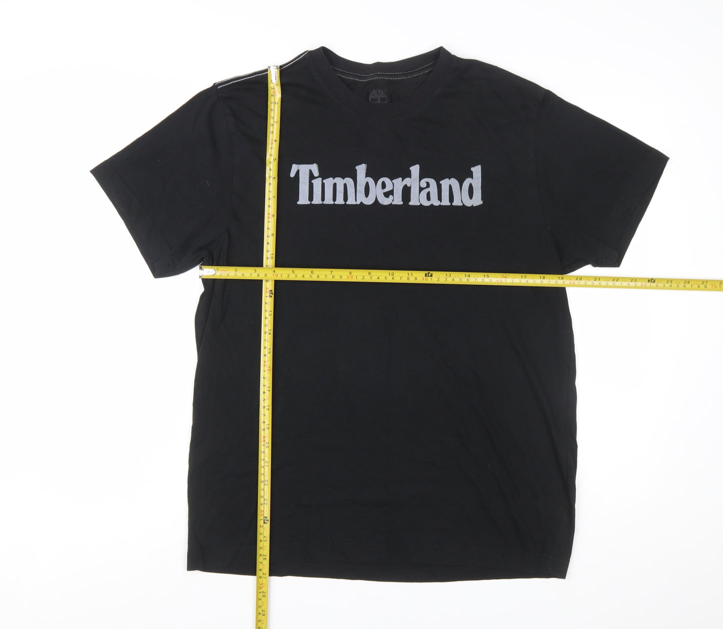 Timberland Men's Black Crew Neck Logo T-Shirt Size M
